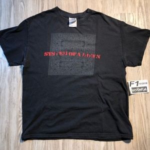 Vintage 90s System Of A Down Band Concert TShirt L